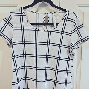 ny collection women's short sleeve top